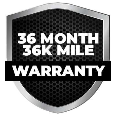 3-Year/36,000-Mile Warranty